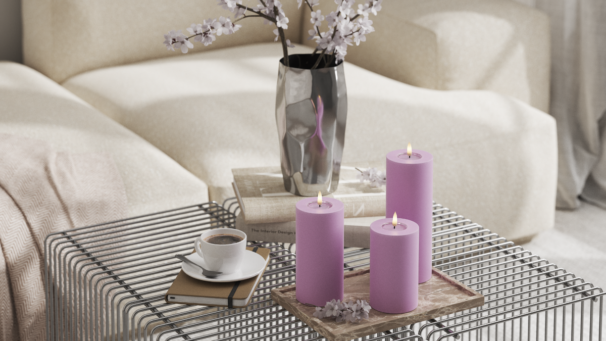 Naturlig tro LED Blokker lys med Wetlook ™ Design