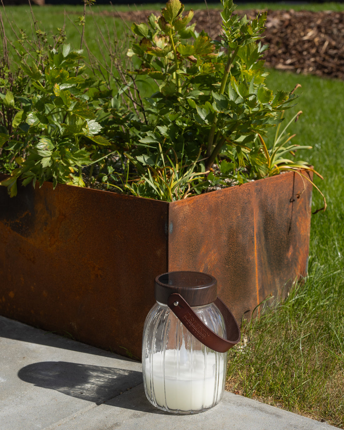 Deluxe Homeart LED-klaasist latern 17cm LED-laternad 3