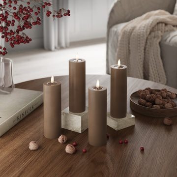 LED Blocklight Ø 5 x 12,5 cm Karmel - 4 szt