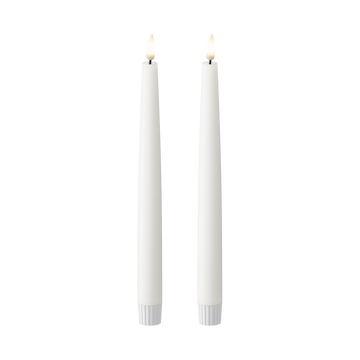 LED Kronljus 2 st, Ø 2,2 x 25 cm Vit