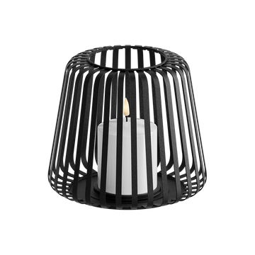 LED latern Ø 20 x 17 cm Must