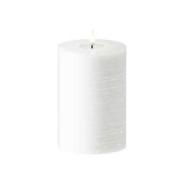 LED Blockljus WetLook Ø 10 x 15 cm Vit