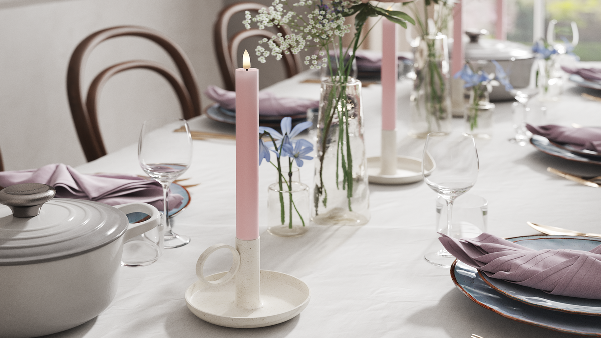 Naturlig tro LED Kronelys med Wetlook ™ Design