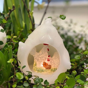 Kurnik Wielkanocny otwarty w godz Biały Deluxe Homeart 1