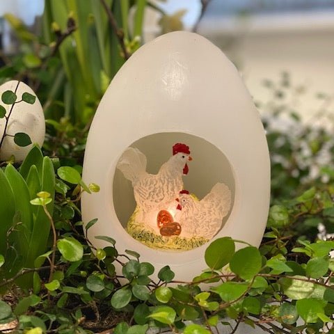 Pisanka otwarta w środku Biały Deluxe Homeart 1