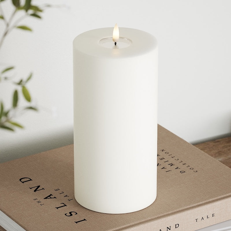 Deluxe Homeart LED Blok świetlny Ø 10 x 20 cm Biały