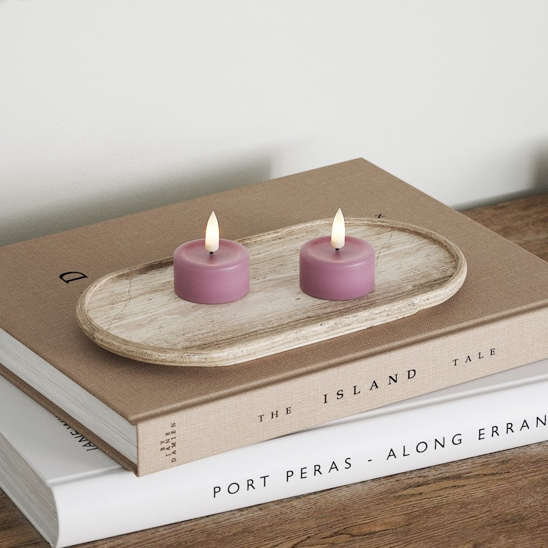 Deluxe Homeart LED Podgrzewacz 2 szt. Jasnofioletowy