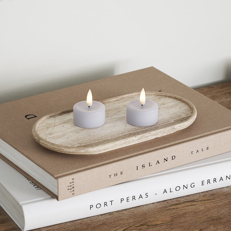 Deluxe Homeart LED Podgrzewacz 2 szt. Przygaszony niebieski