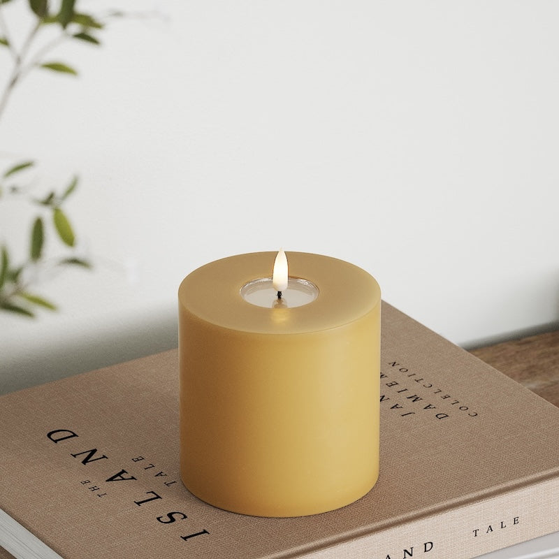 Deluxe Homeart LED Blok świetlny Ø 10 x 10 cm Curry