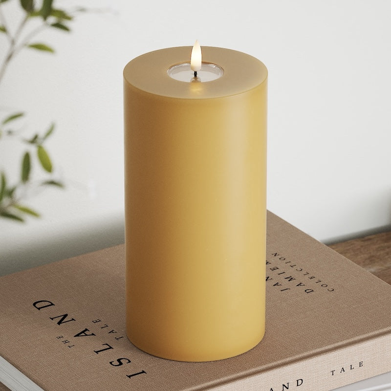 Deluxe Homeart LED Blok świetlny Ø 10 x 20 cm Curry