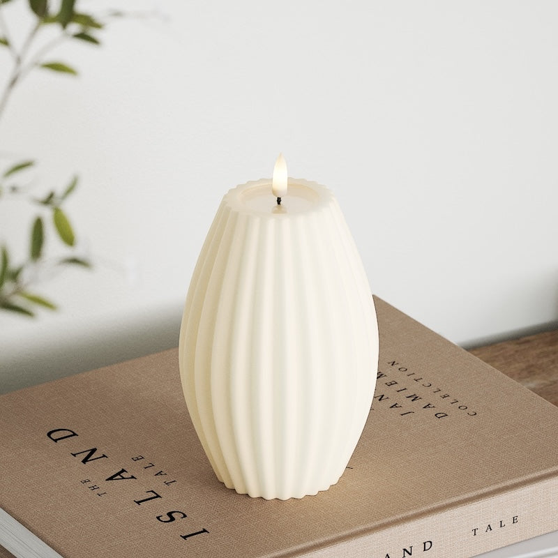 Deluxe Homeart LED Lampa wpustowa gł. 10 x wys. 15 cm Kremowy