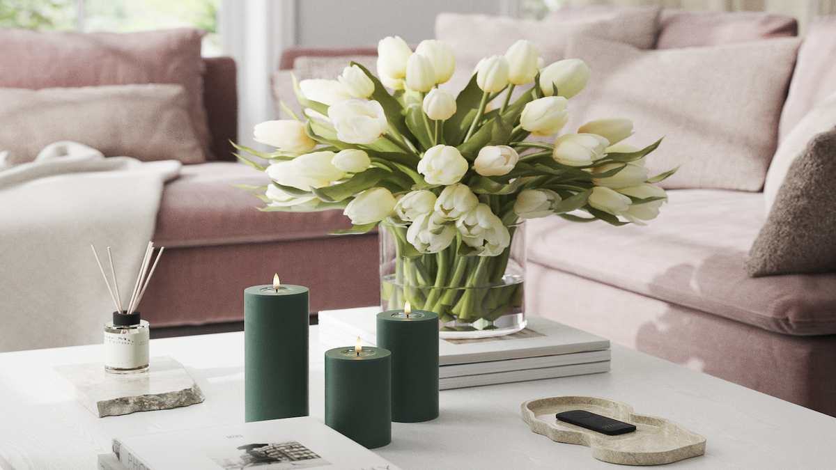 Naturlig tro LED Blokker lys med Wetlook ™ Design