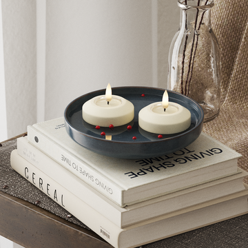 Deluxe Homeart LED Lampa pływająca Ø 6,1 cm 2 szt Kremowy LED światło pływające 4