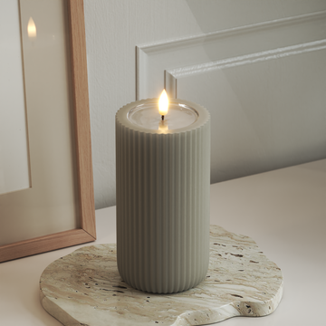 Deluxe Homeart Unique LED Lampa wpustowa D 8 x 15 cm Piaskowy unique światło w rowku 3